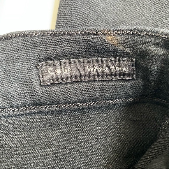 Citizens Of Humanity Carlie High Rise Skinny Jean In Black Oak Wash Size 26 - Picture 14 of 16